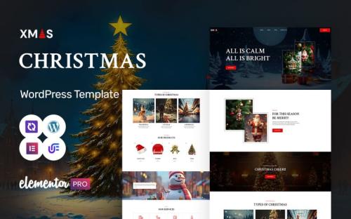 Xmas - Christmas Event, Gift Shop And Family Gathering WordPress Elementor Theme theme free