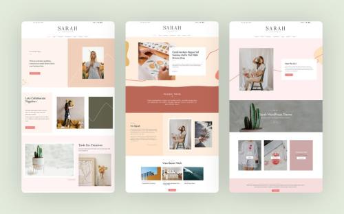 Sarah - Premium WordPress Theme theme free